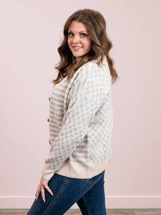 *NEW* Pattern Mix Neutral Cardigan