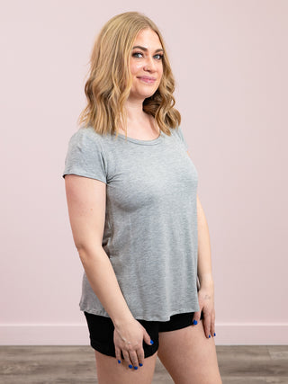 *NEW* Allison Tee | Heather Grey