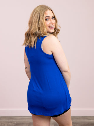 Amelia Tank | Royal Blue