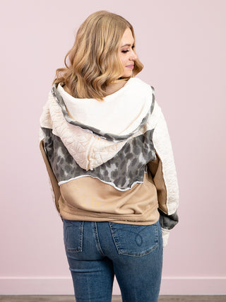 *NEW* Camo Cutie Hooded Jacket | Mocha Cake