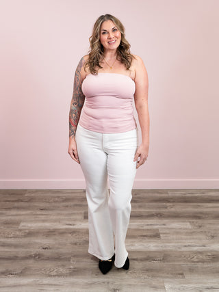 *NEW* Second Skin | Badia Tube Top | Powder Pink