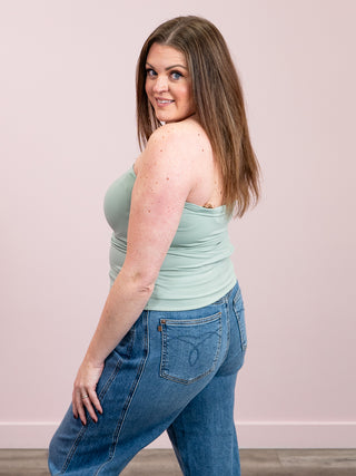 *NEW* Second Skin | Badia Tube Top | Ivy Green