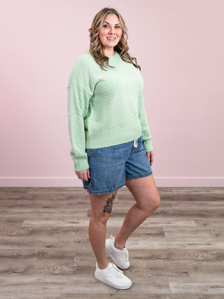 *NEW* Gianna Pullover Sweater | Spring Sage Green