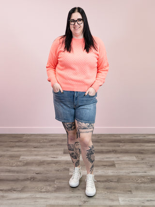 *NEW* Gianna Pullover Sweater | Coral