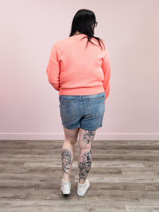 *NEW* Gianna Pullover Sweater | Coral