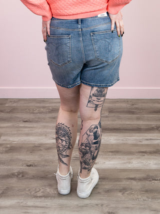 Judy Blue | High Rise Slim Jort | Jett