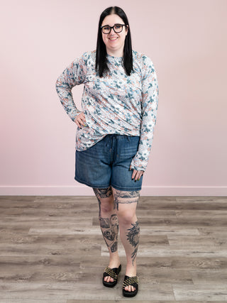 Blair Long Sleeve Top | Ditsy Blush Floral