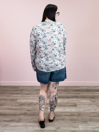 Blair Long Sleeve Top | Ditsy Blush Floral