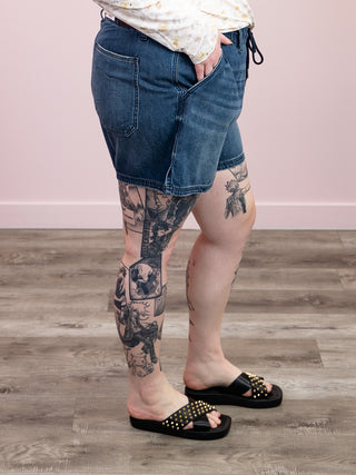 *NEW* Judy Blue | High Rise Lightweight Baggy Short | Drax