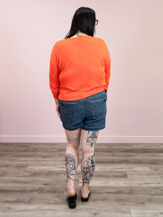 *NEW* DEX | Stella Crew Neck Sweatshirt | Orange Burst