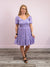 DEX | Megara Smocked Waist Dress | Lavender Floral