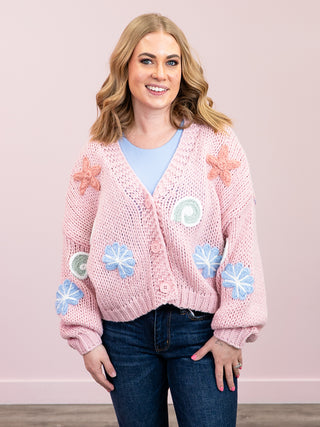 *NEW* A Shore Thing Knit Cardigan | Pink
