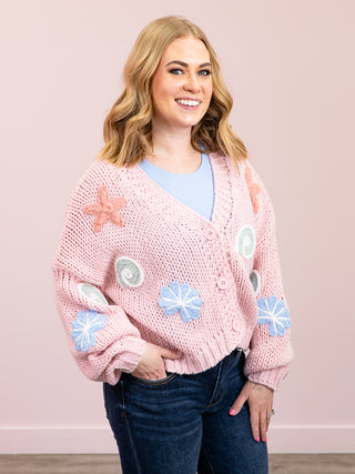 *NEW* A Shore Thing Knit Cardigan | Pink
