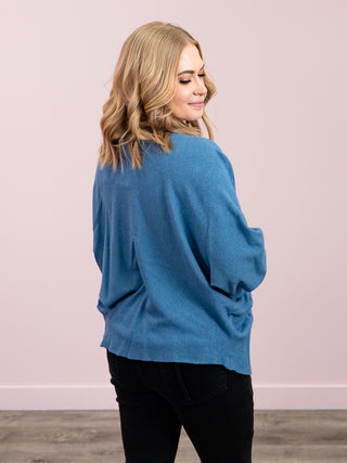 *NEW* Everyday Hero Cardigan | Heather Denim
