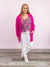 Some Kind Of Wonderful Cardigan | Neon Hot Pink