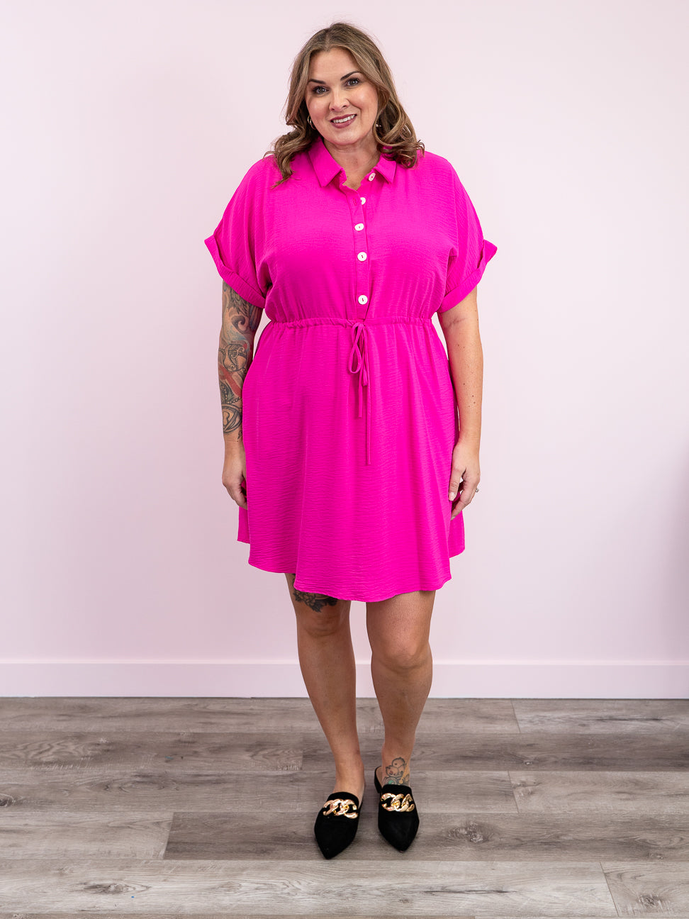 Barefoot In The Park Dress | Hot Pink