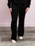 RD Style | Florine Soft Scuba Flared Pants | Black