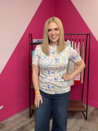 *RESTOCK* Blair Short Sleeve Top | Cottage Floral