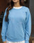 Grace & Lace | Embroidered Sweatshirt | Carolina Blue