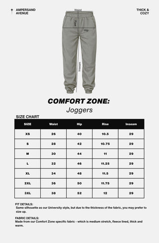 Ampersand | Comfort Zone Joggers | Fearless & Free