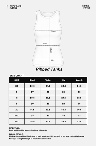 *NEW* Ampersand | Ribbed Tank | Heatwave
