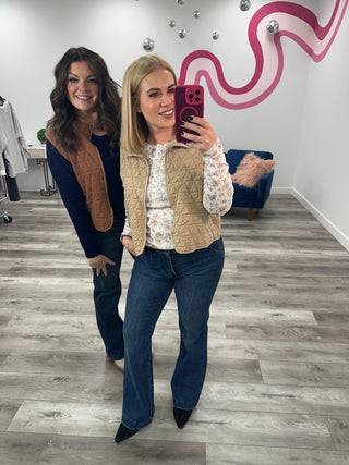 Fernie Quilted Vest | Mocha