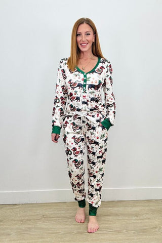 PREORDER Shirley Matching Set | Long Sleeve & Joggers | Dogs - shipping mid November