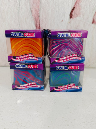 *NEW* Swirl Cube Gummee Squish | Assorted Colours