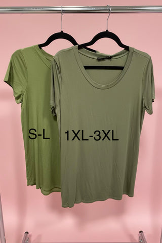 *NEW* Allison Tee | Olive