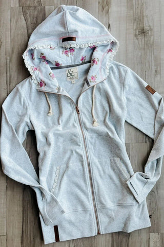 *NEW* Ampersand | Fullzip Sweatshirt | Morning Mist