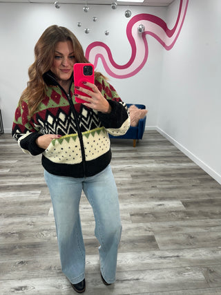 RD Style | Whistler Sherpa Jacket | Multi Geo