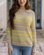 Grace & Lace | Lemon Lines Lightweight Sweater | Lemon Stripe