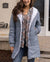Grace & Lace | Longline Hooded Puffer Jacket | Silver Mist