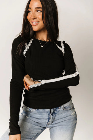 *NEW* Ampersand | Laced In Love Long Sleeve | Black