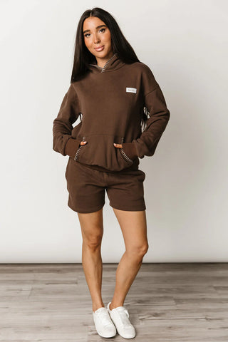 *NEW* Ampersand | Comfort Zone Hoodie | Sweetly Stitched Coffee