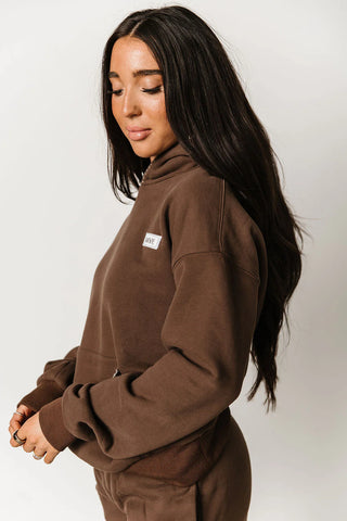 *NEW* Ampersand | Comfort Zone Hoodie | Sweetly Stitched Coffee