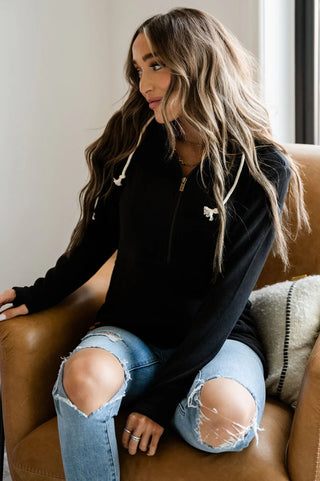 *NEW* Ampersand | Halfzip Sweatshirt | Cozy Cutie | New Moon