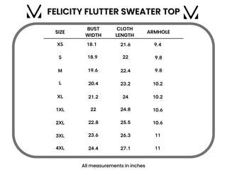 *NEW* Felicity Flutter Sweater Top | Ivory