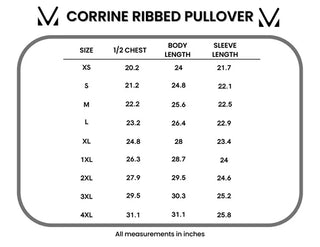 *NEW* Corrine Ribbed Pullover Top | Navy