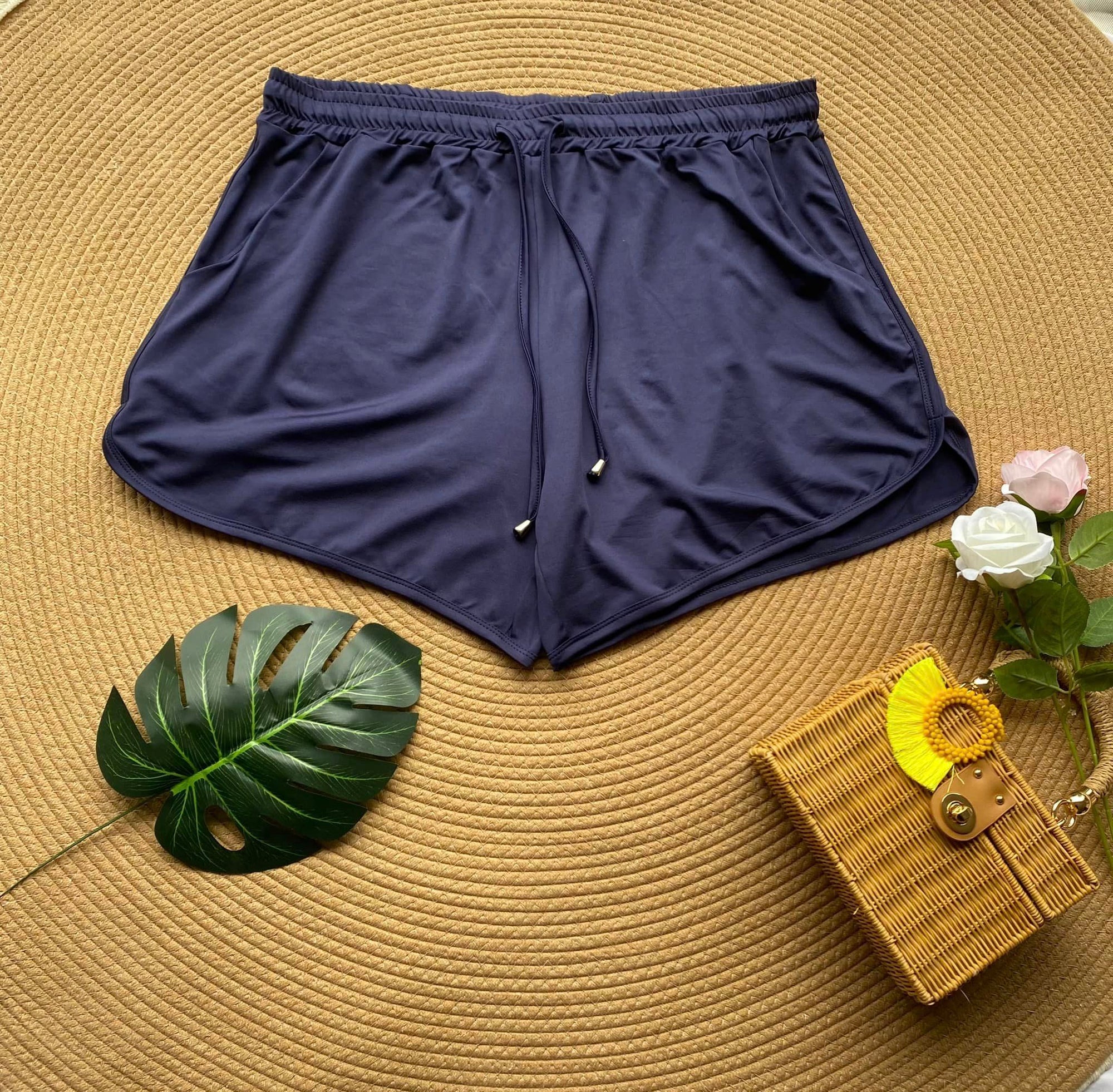 PREORDER Shirley | Lounge Short | Solid Navy - shipping Mid May