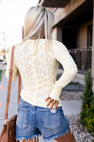 *NEW* Ampersand | Hattie Lace Long Sleeve | Daffodil