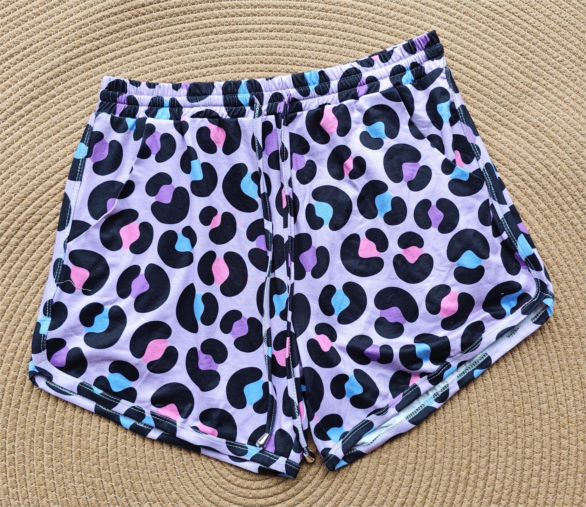 PREORDER Shirley | Lounge Short | Purple Leopard - ships Mid-May
