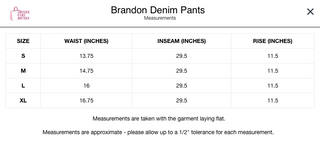 *NEW* Brandon Denim Pants | Black