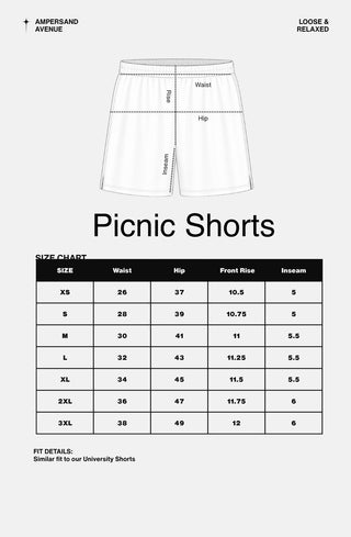 *NEW* Ampersand | Picnic Shorts | Cherry Pie Plaid