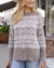 Grace & Lace | Snowflake Bambu Sweater | Caribou & Ivory