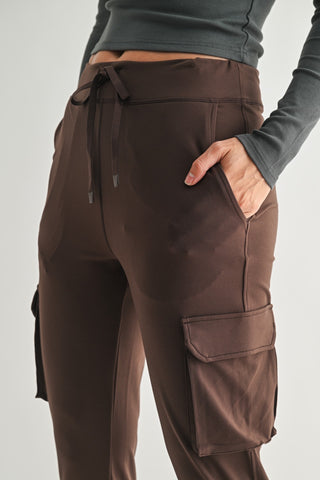 *RESTOCK* Venice Slim Fit Cargo Jogger | Espresso