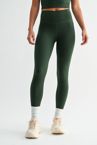 Venice High Waist Leggings | Deep Forest