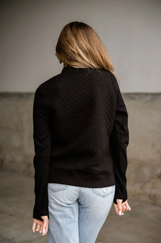 *NEW* Ampersand | Quilted Bomber | Black