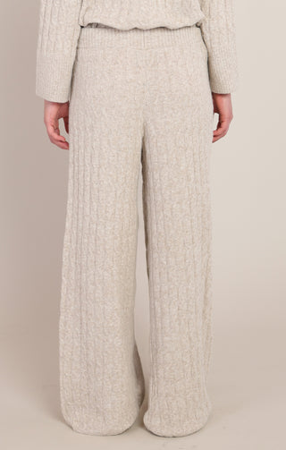 *NEW* Room 34 | Samira Cable Knit Pant | Beige