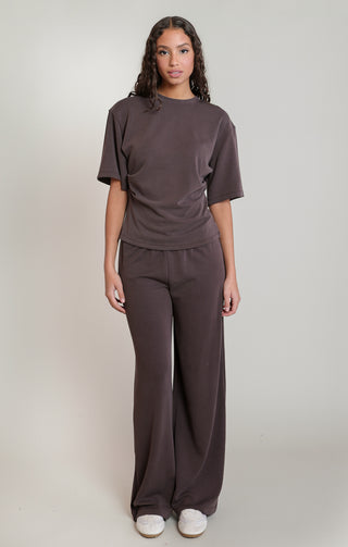 *NEW* DEX | Elsie Wide Leg Cozy Pant | Soft Brown